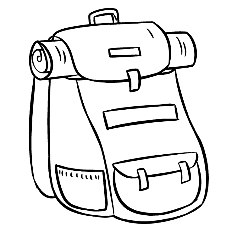 סמל של תיק טיולים